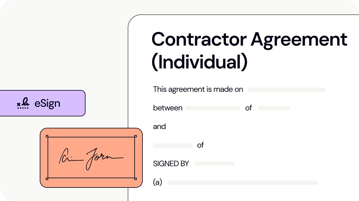 Contractor Agreement (Individual)